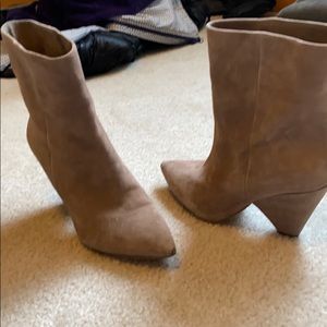 Suede heeled shoes seen in picture Vince Camuto